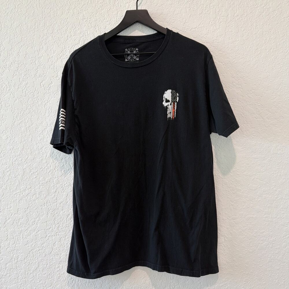 Howitzer Patriot Mfg Blue Collar Black Tshirt Size Large